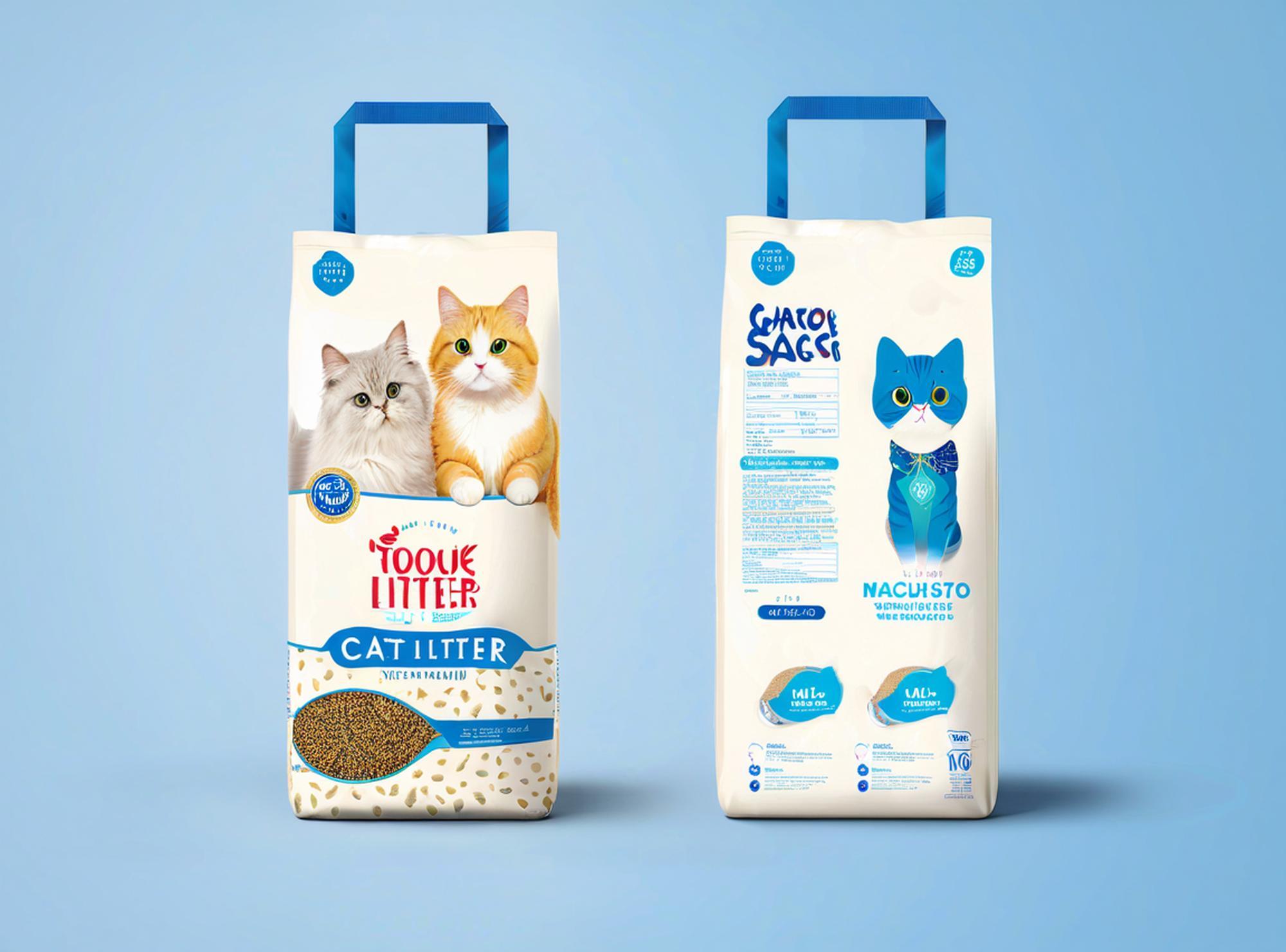 tofu cat litter oem bags
