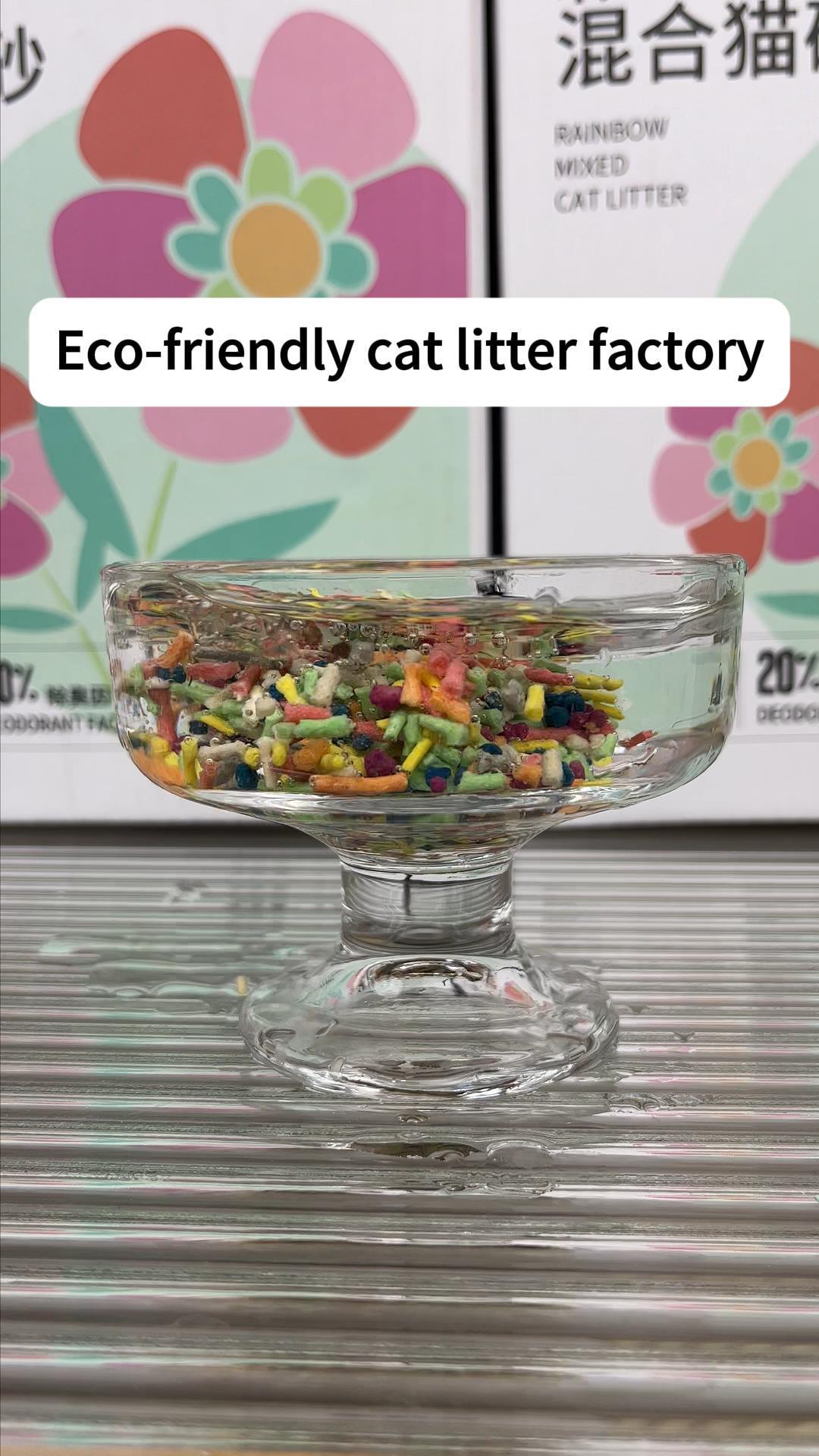 eco friendly cat litter factory