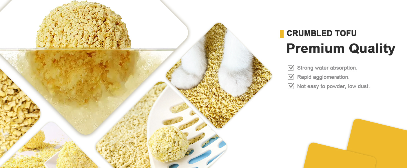 Crushed Tofu Cat Litter supplier