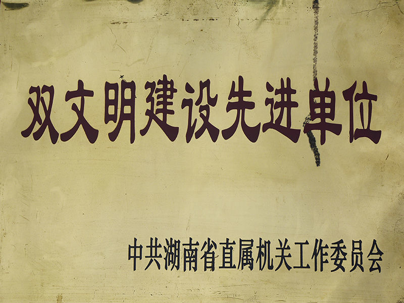 双文明建设先进单位 双文明建设先进单位