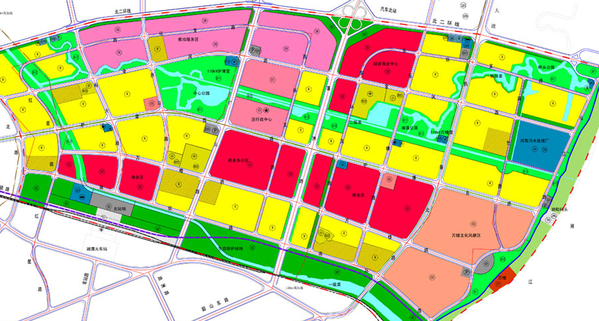 Regulatory Detailed Planning of Xiangtan Wanlou New Town