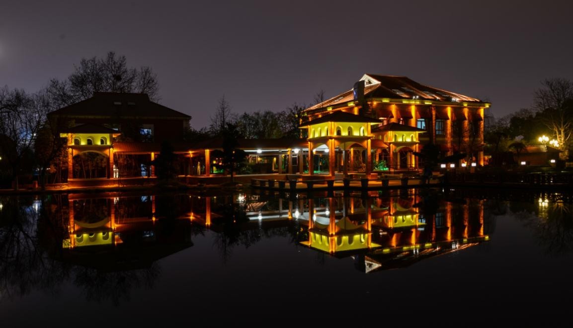 Landscape Lighting of Orange Island Park in Changsha, Hunan