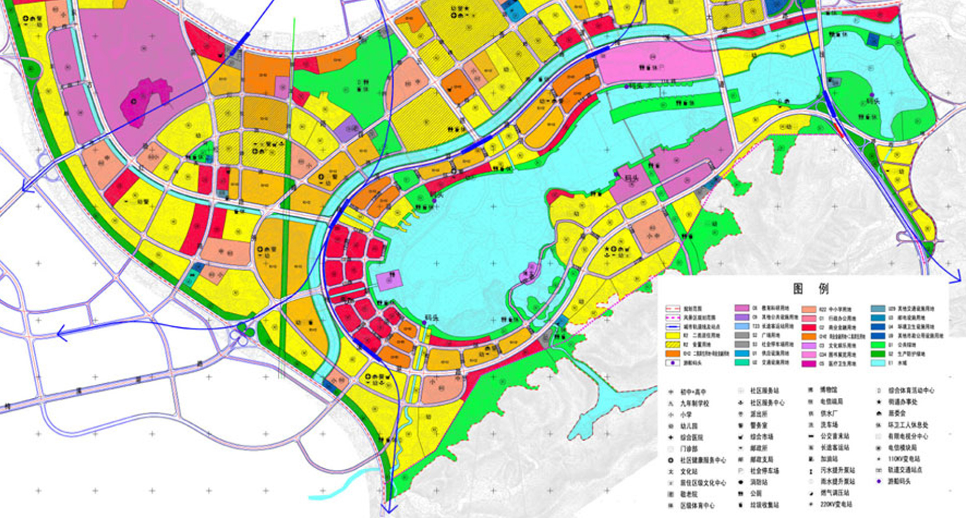 长沙大河西梅溪湖片区控制性详细规划