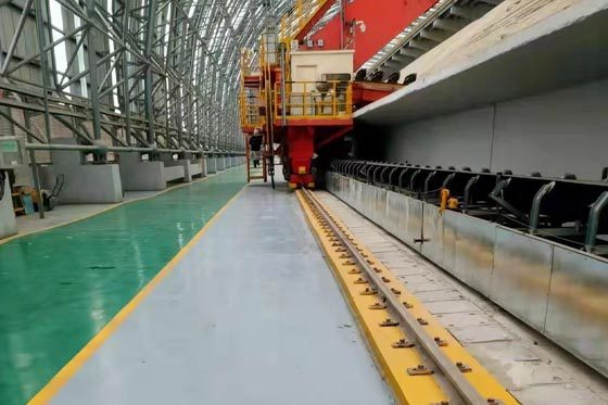 Industrial workshop floor