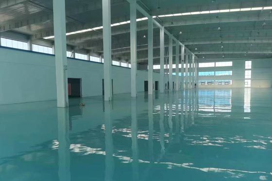 Industrial workshop floor