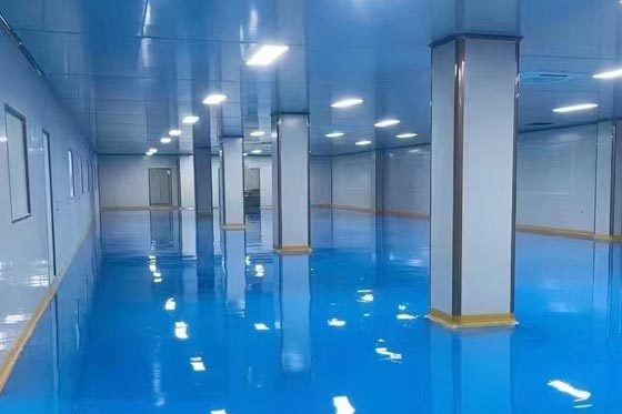 Industrial workshop floor