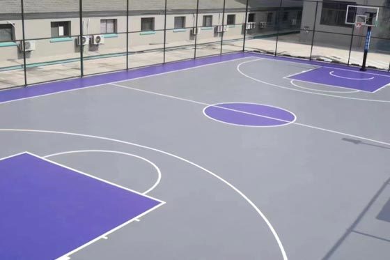 Outdoor polyurethane floor