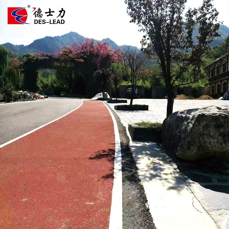 Shaanxi Shanyang County scenic spot color anti-slip road