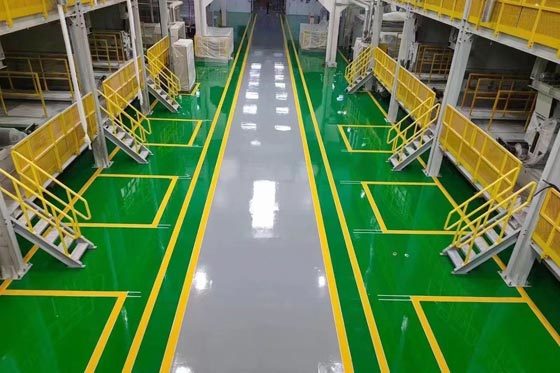Underground garage floor