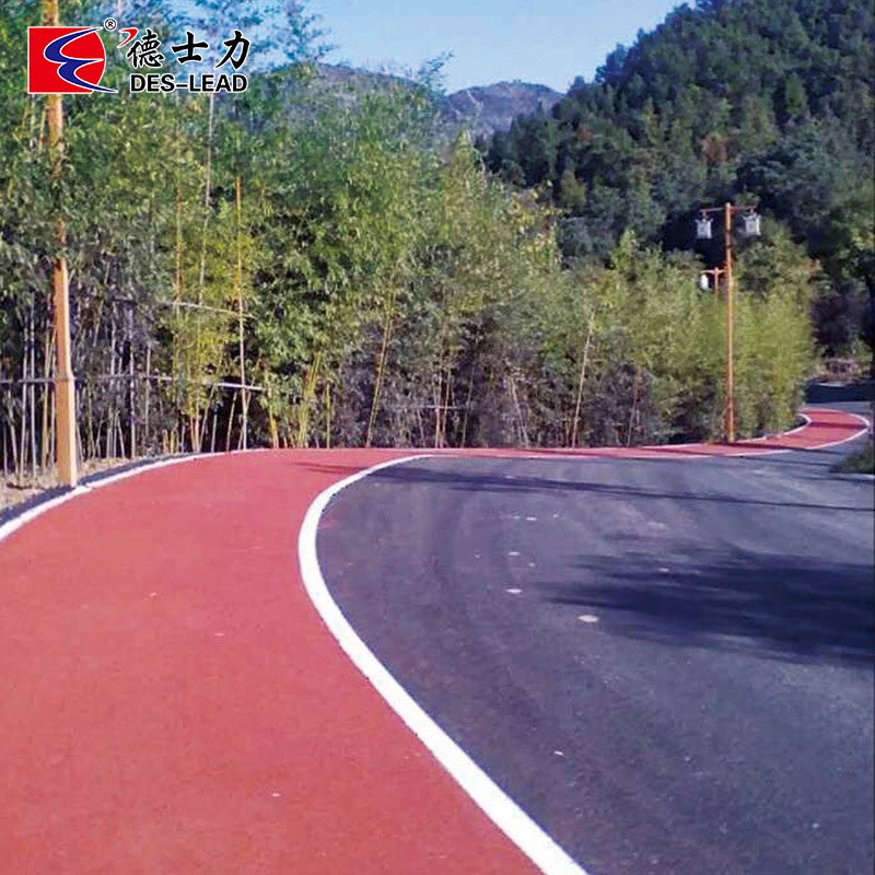 Shaanxi Shanyang County scenic spot color anti-slip road