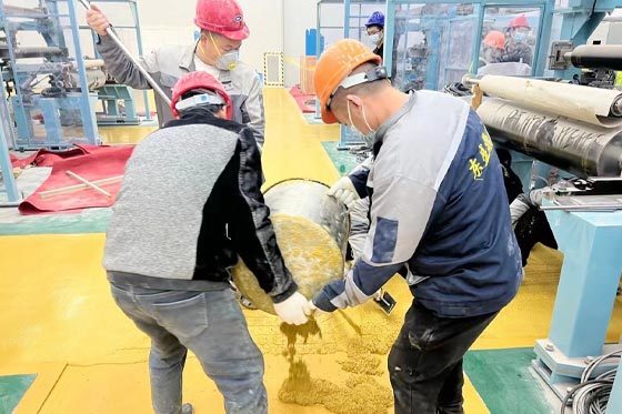 Food workshop polyurethane mortar floor