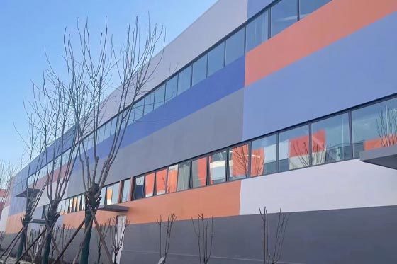 Outer wall change color coatings