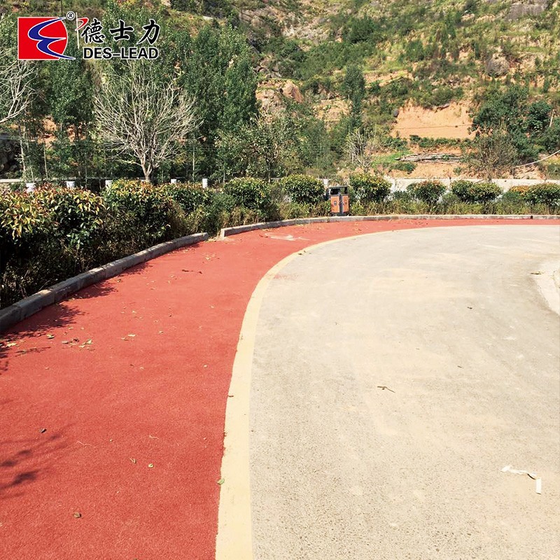 Shaanxi Shanyang County scenic spot color anti-slip road