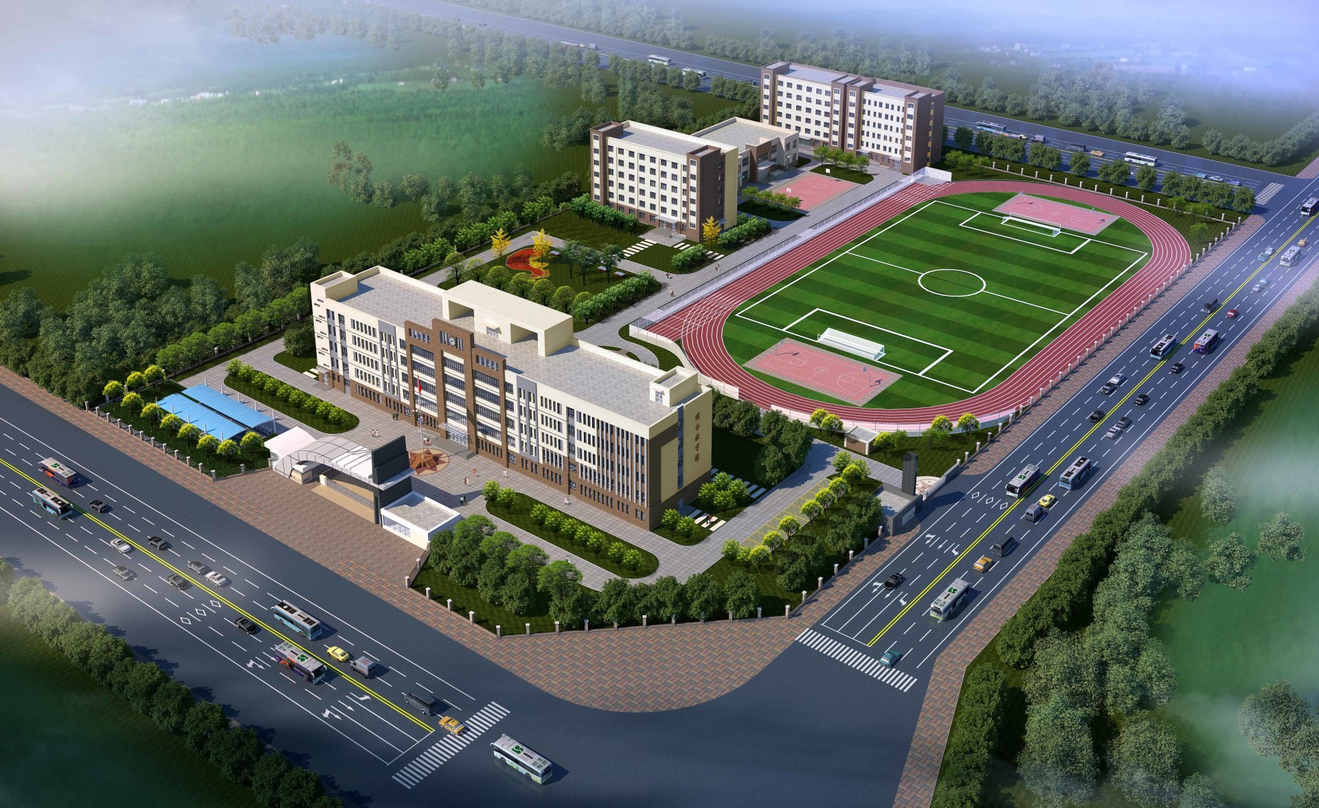 Relocation and New Construction Project of No. 104 Regiment Middle School of the 12th Division of the Xinjiang Production and Construction Corps