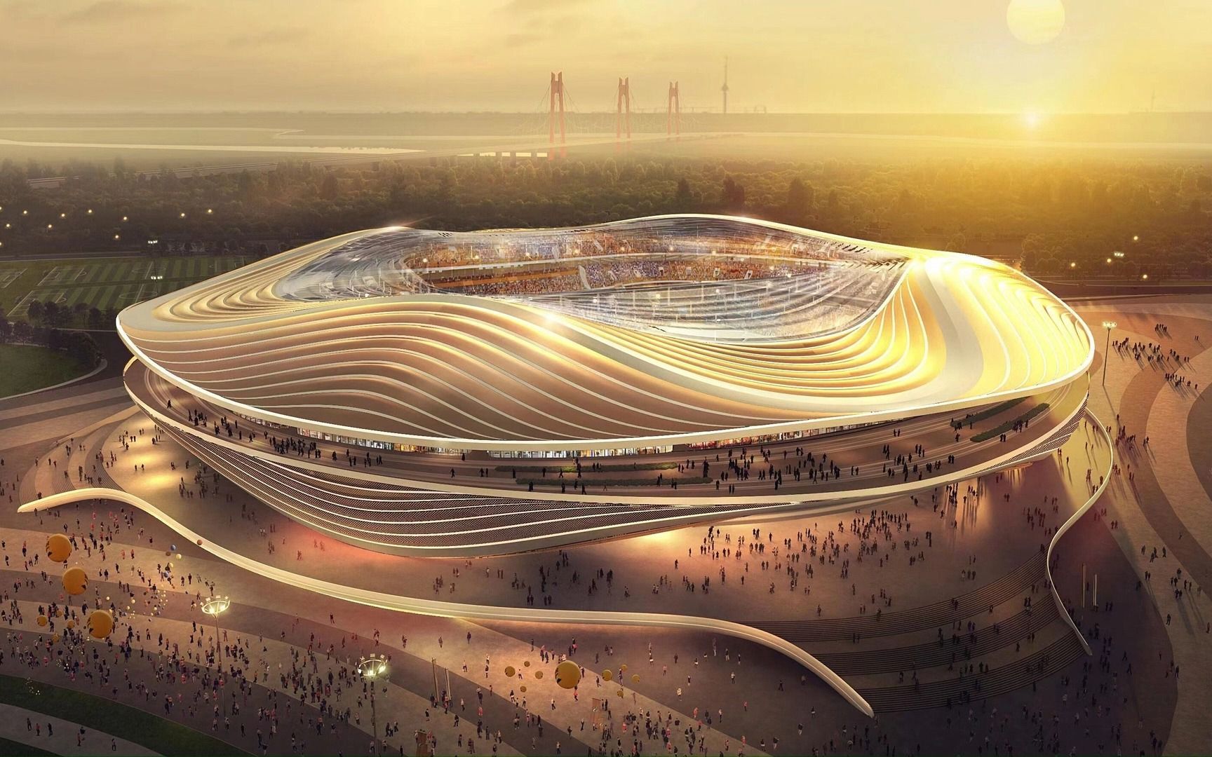 Shandong Province Jinan Yellow River Sports center project