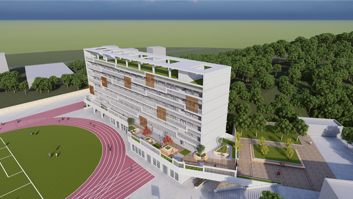 Jingzhou Middle School Project in Raoping County, Chaozhou City, Guangdong Province