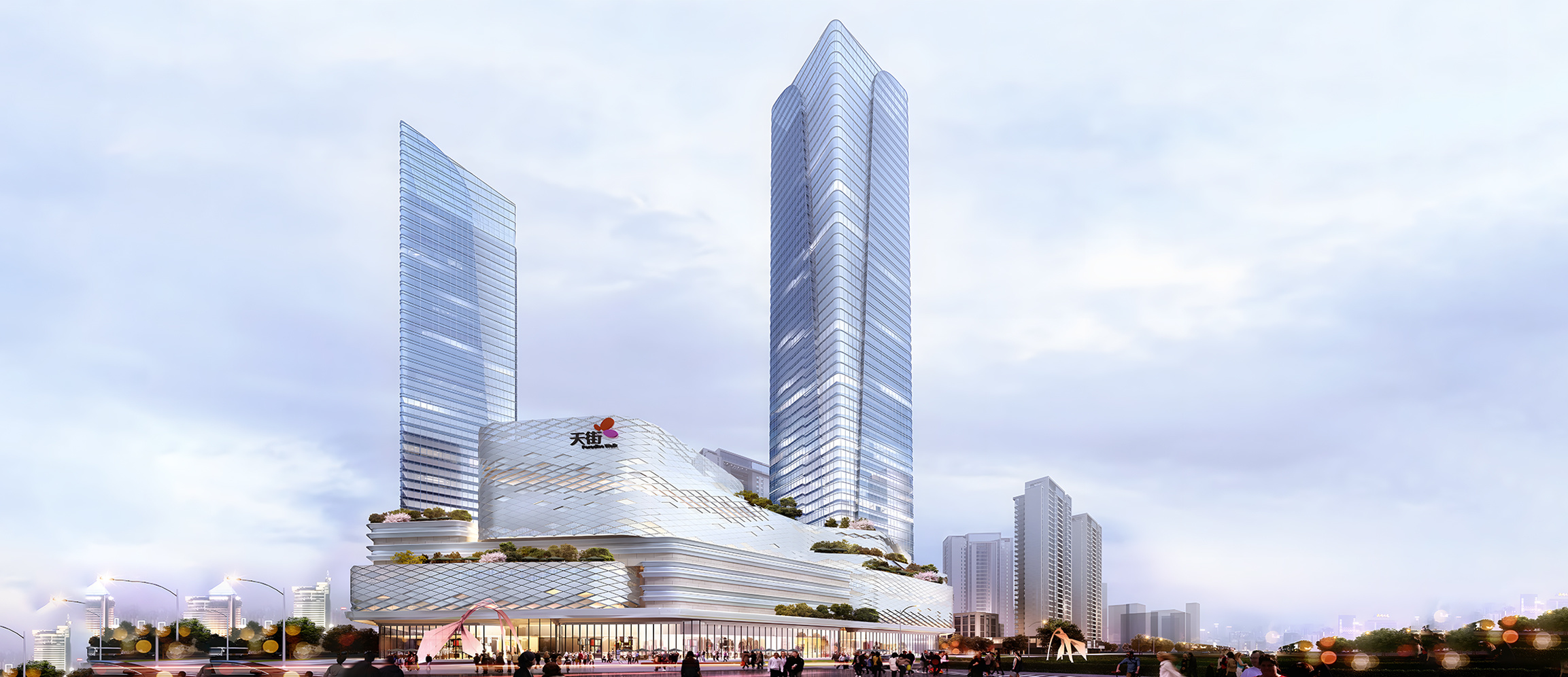 Longhu Zidu City Project in Wujiaba, Kunming, Yunnan Province