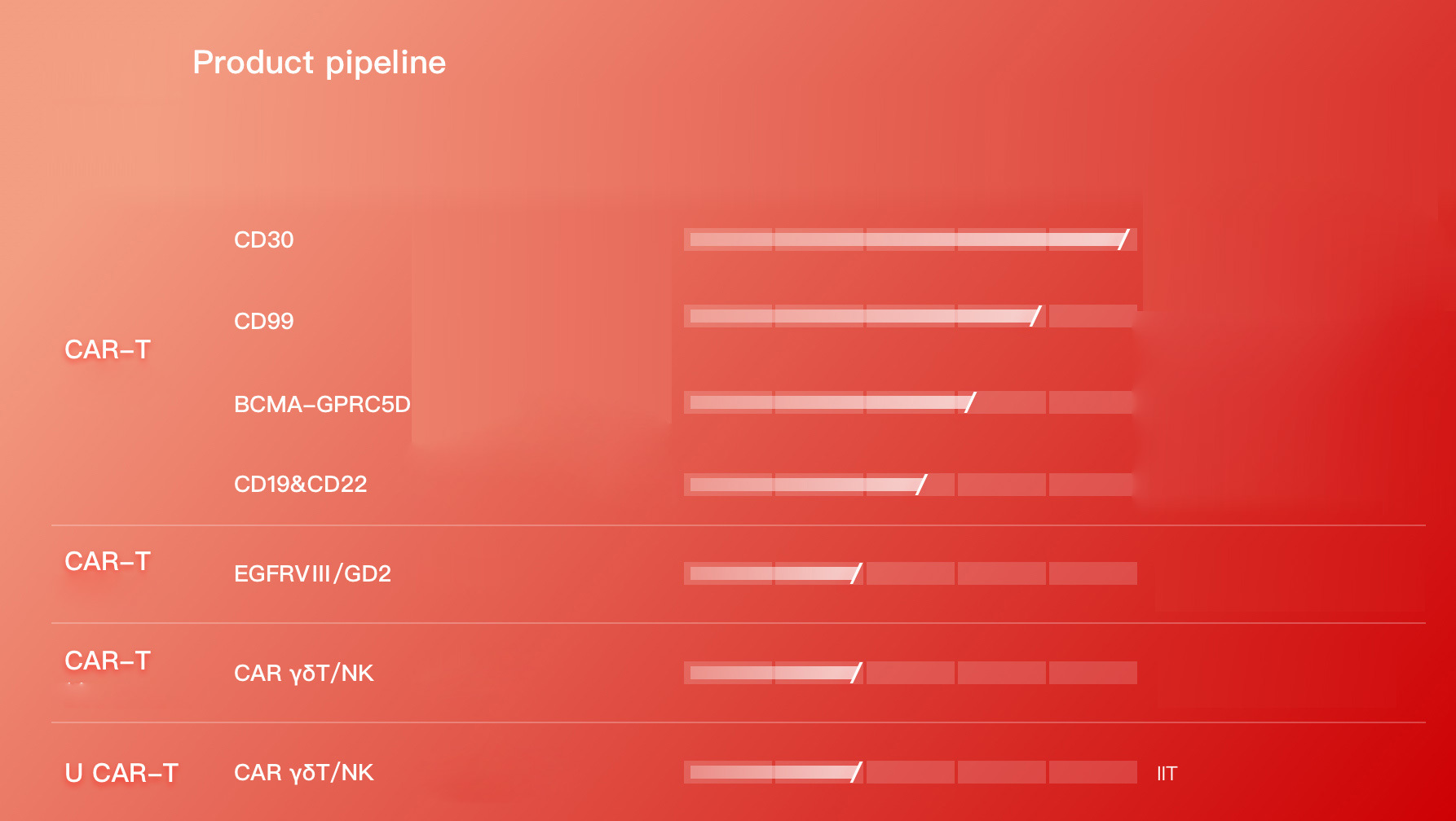 Product pipeline