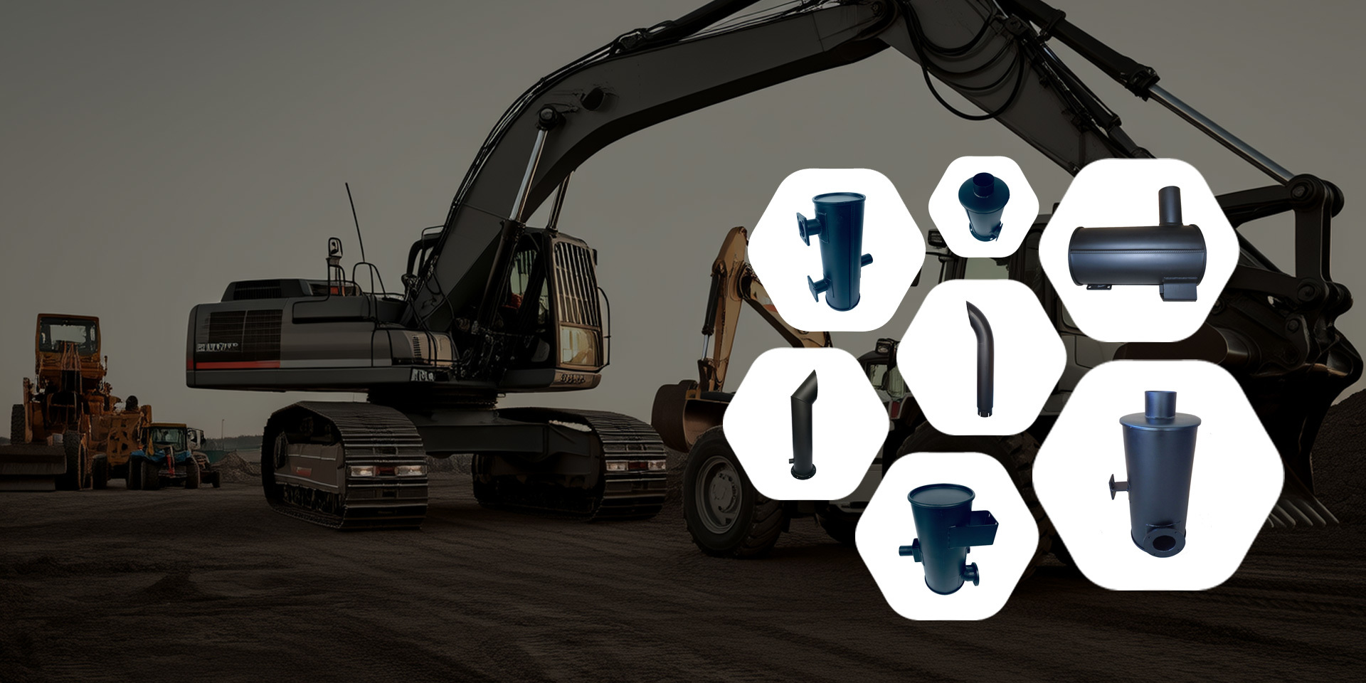 Engineering machinery silencer expert