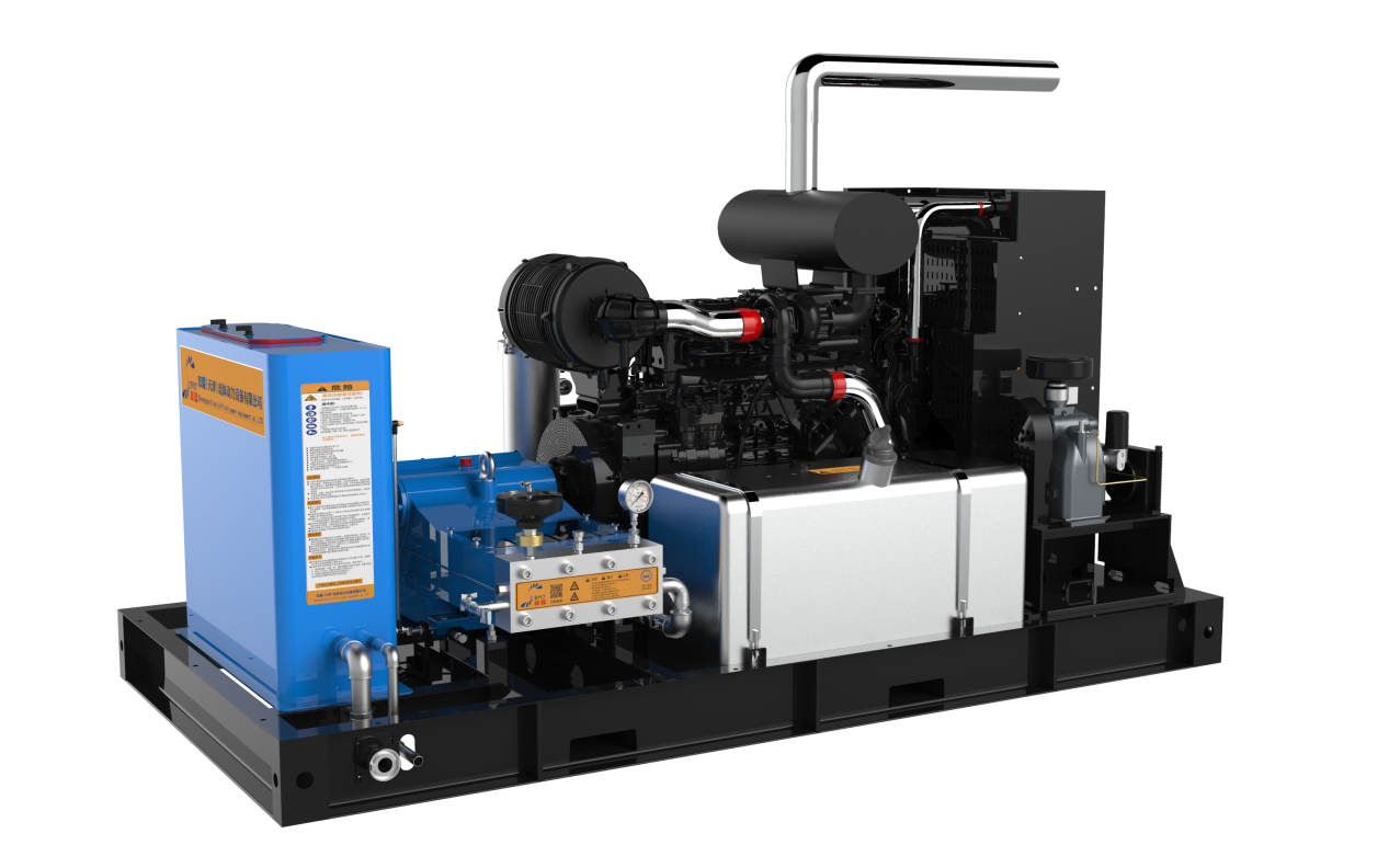 The differences in usage scenarios and Applications of high-pressure plunger pump motor units and diesel engine units.