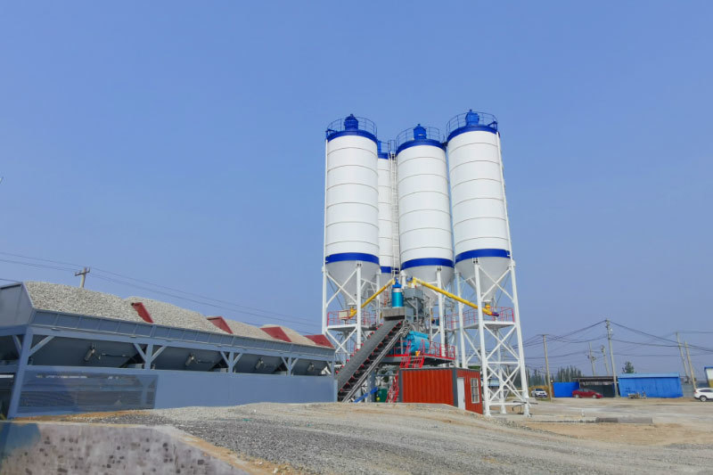 Integrated quick-install mixing plant