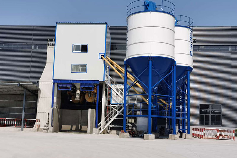Precast concrete mixing plant