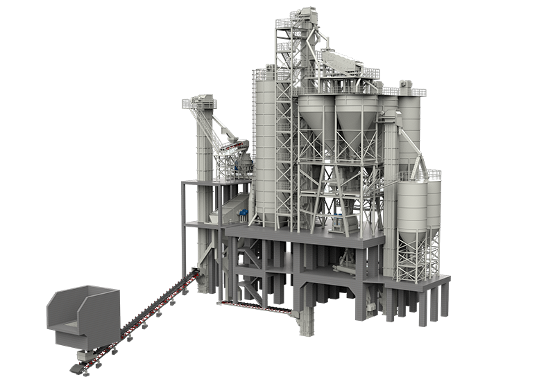 Mixed Mortar Batching Plant