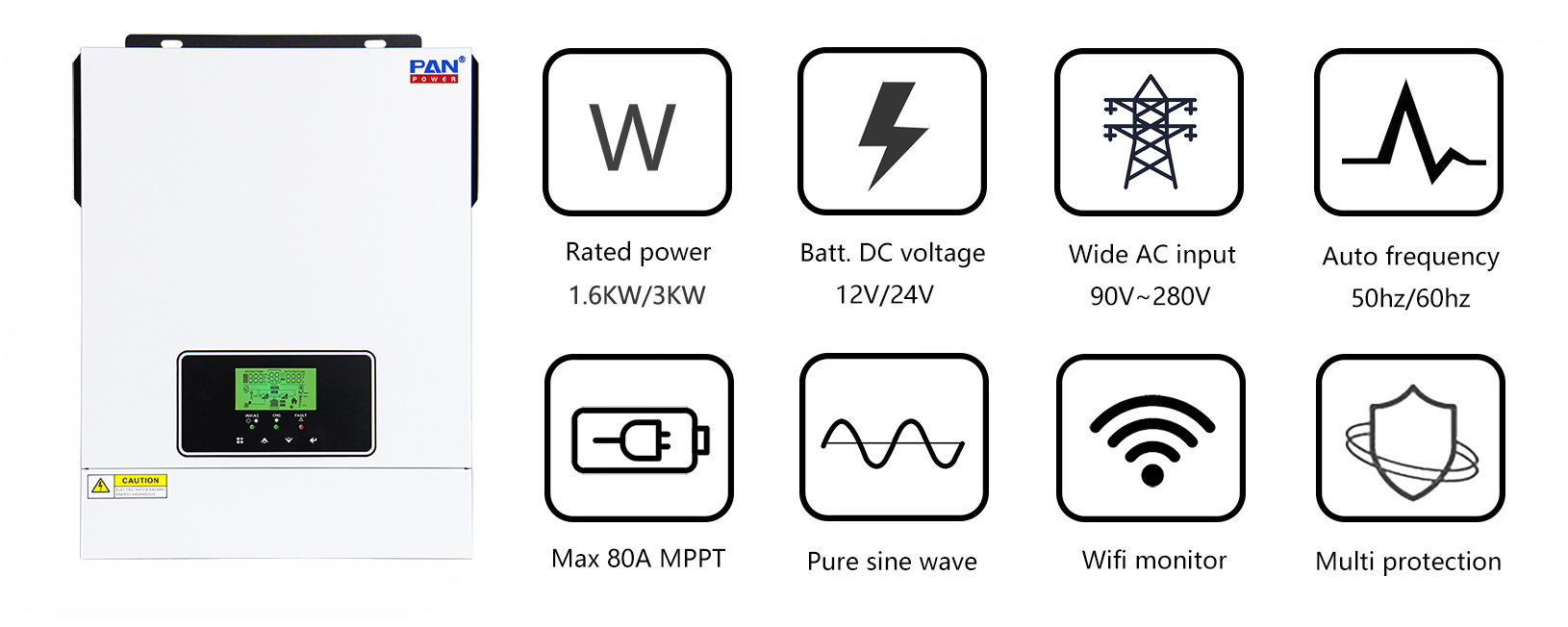 IP65 Off Grid Hybrid Inverter