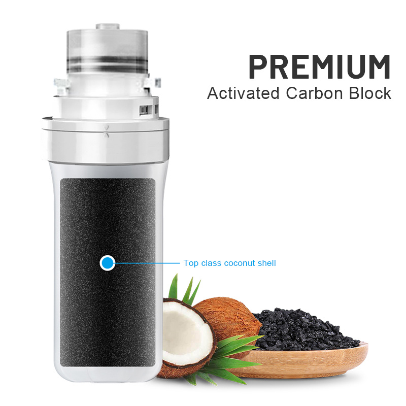 H1-D 800GPD Filtration Alkaline Carbon Rod Filter Cartridge