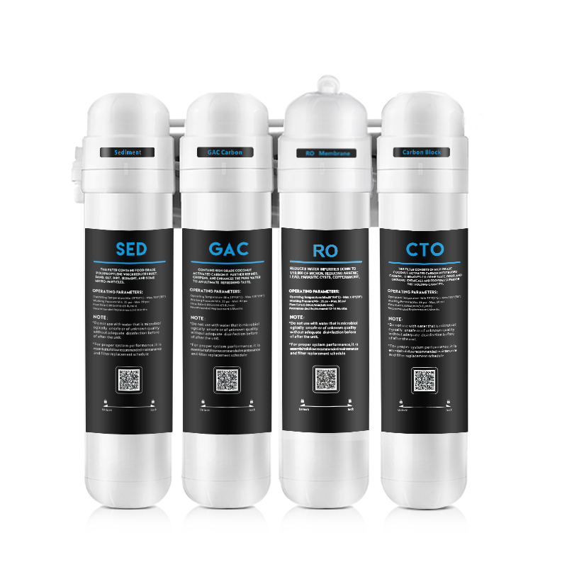 K5-RO Quick Change 1/4''＆3/8‘’ Under Sink Household Water Filter Cartridges