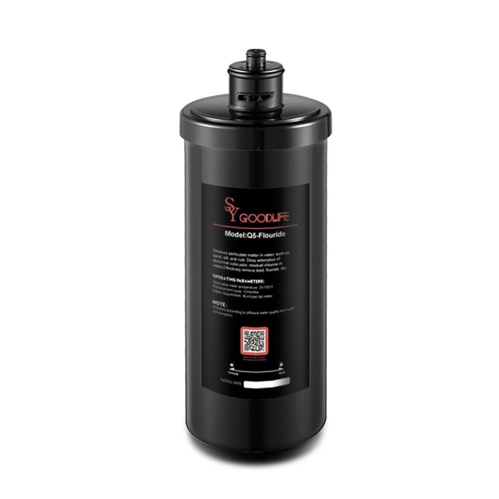 Q5-F Home Quick Replacement Fluoride Removal Water Filter Cartridge