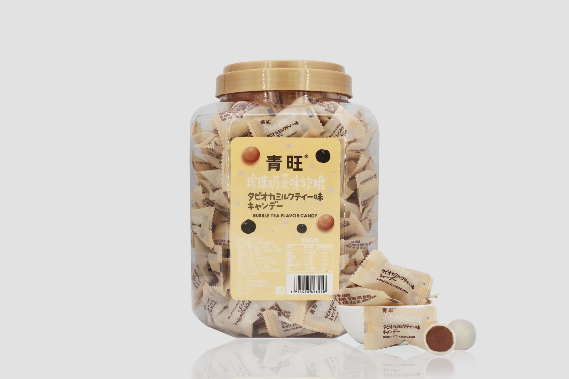 珍珠奶茶味軟糖 瓶裝