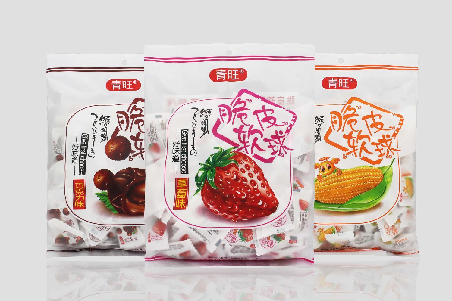 脆皮夾心糖 磨砂袋裝