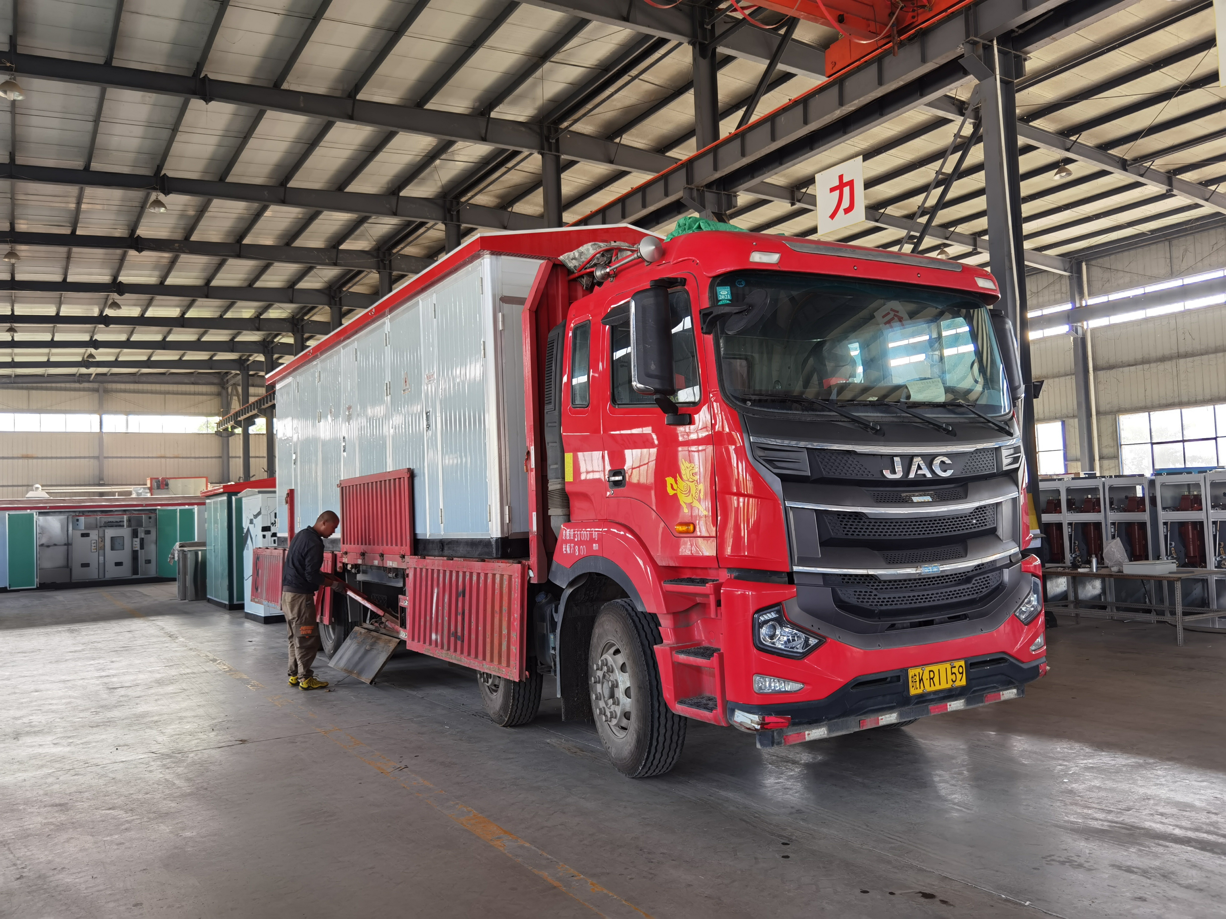 Box-type substation loaded and shipped Box-type substation loaded and shipped