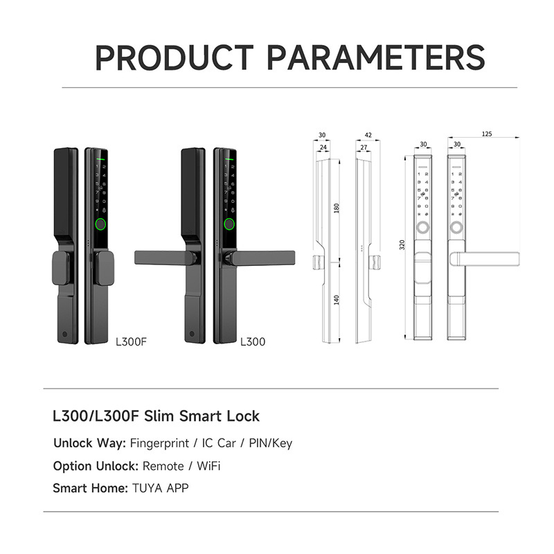 断桥铝智能锁XL-300