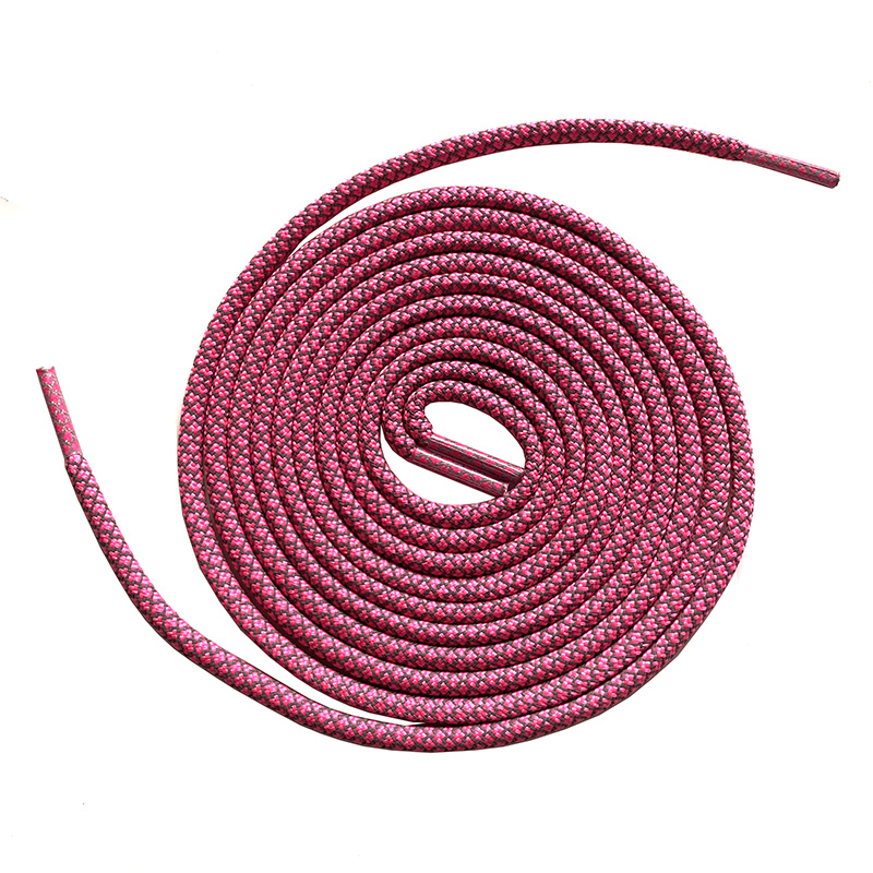 Low MOQ High Qulity OEM  4.5mm Thickness Luminous Shoelace