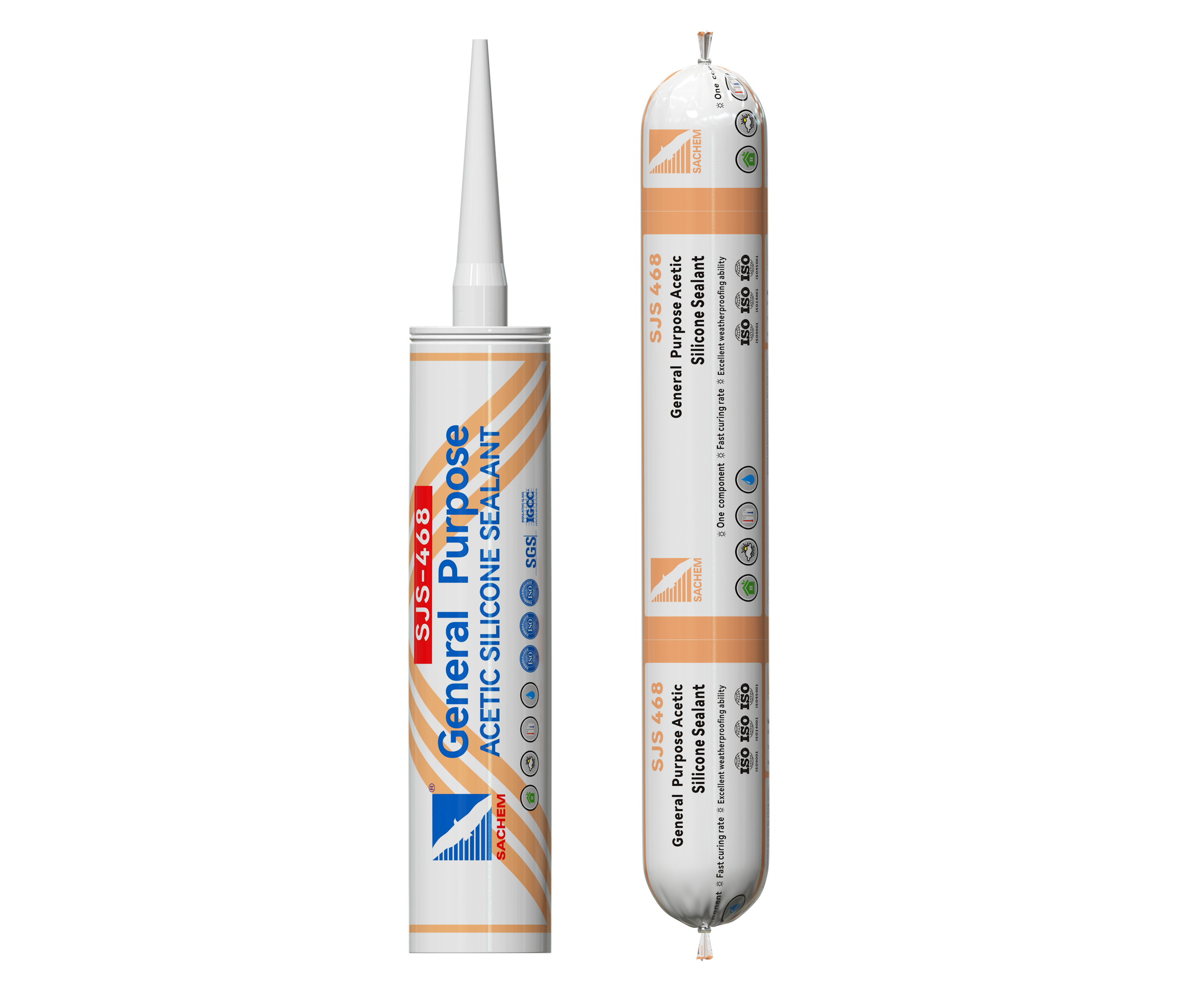 SJS468 GENERAL PURPOSE ACETIC SILICONE SEALANT