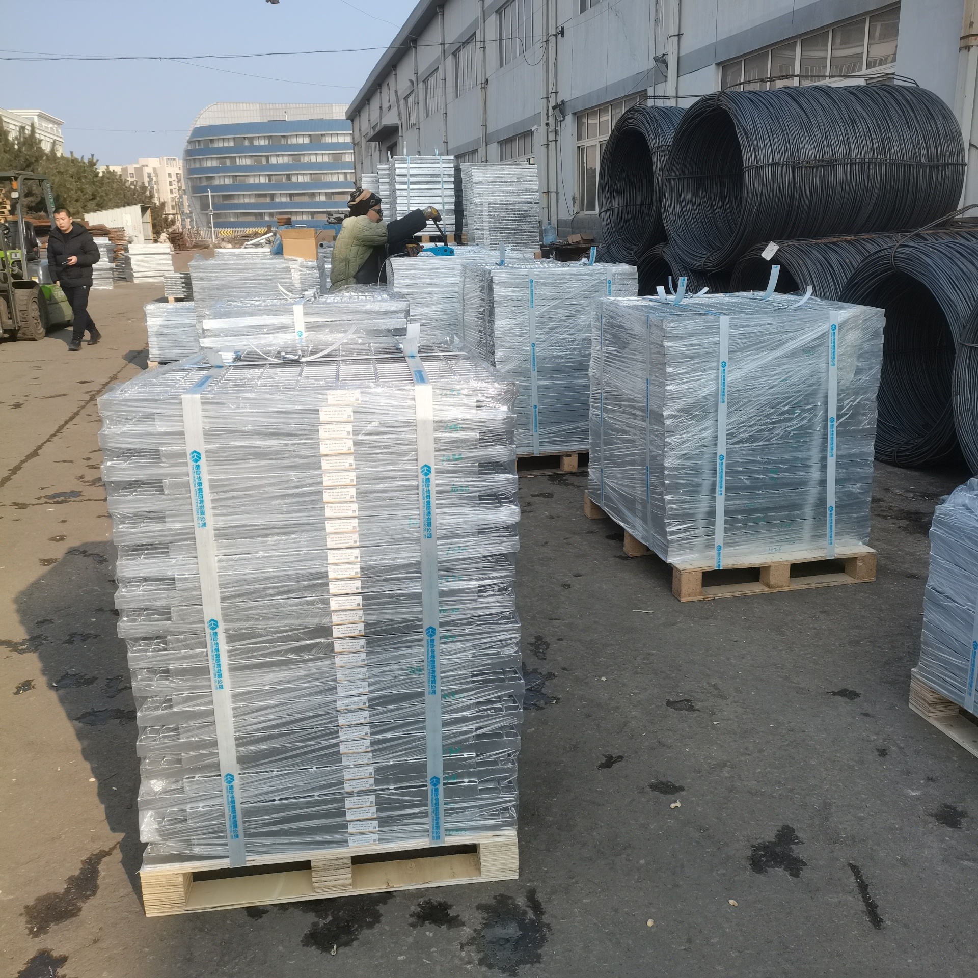 Galvanized Steel Bar Grating for Manhole Cover, Stair Tread, Floor Drainage Cover