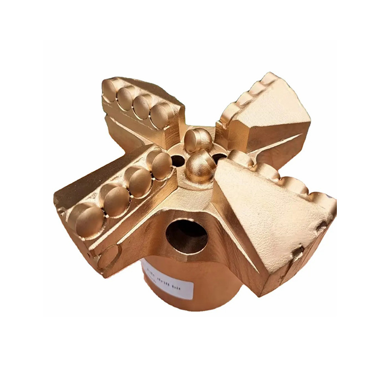 Factory Sales 6inch PDC Blade Bit Four Wings Concave PDC Drill Bit for Well Drilling Sumur Bor