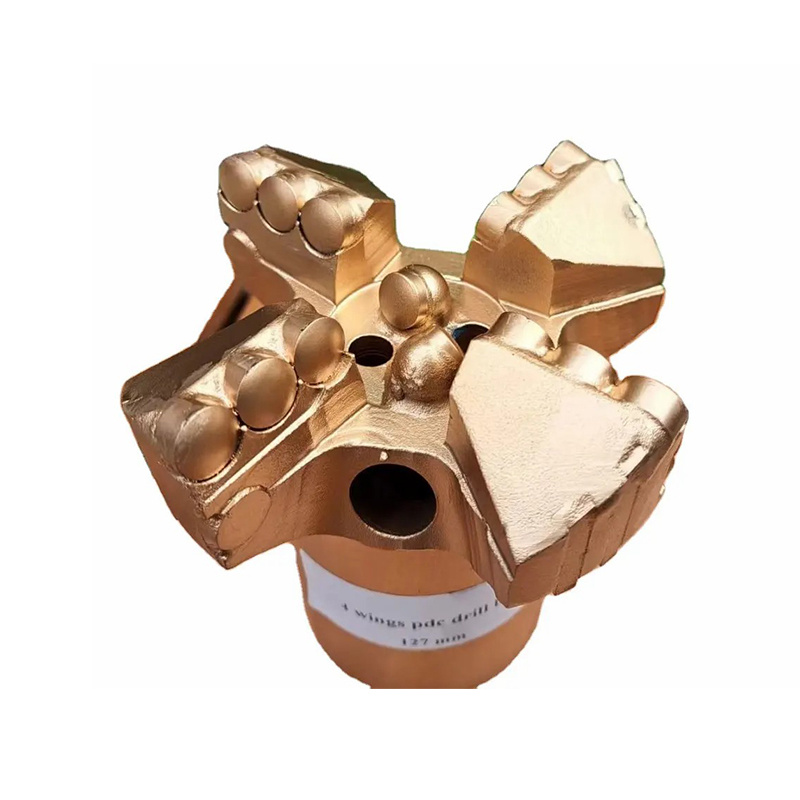 China factory 127mm four wings PDC drill bit PDC drag bit PDC blade bit for well drilling