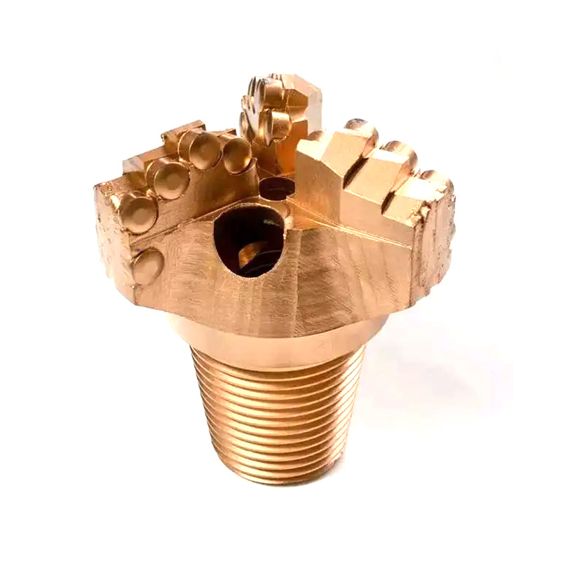 Factroy Customizable 7 1/2 inch three wings ladder PDC Bits PDC blade bits for Well Drilling sumur bor