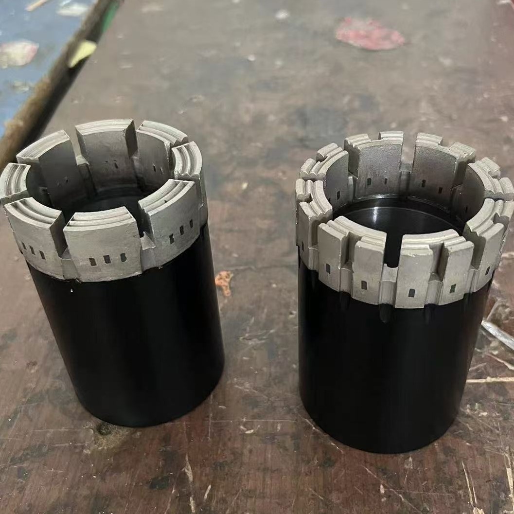 AQ BQ NQ HQ PQ Impregnated Diamond Core Bit with Water Jet for Mining