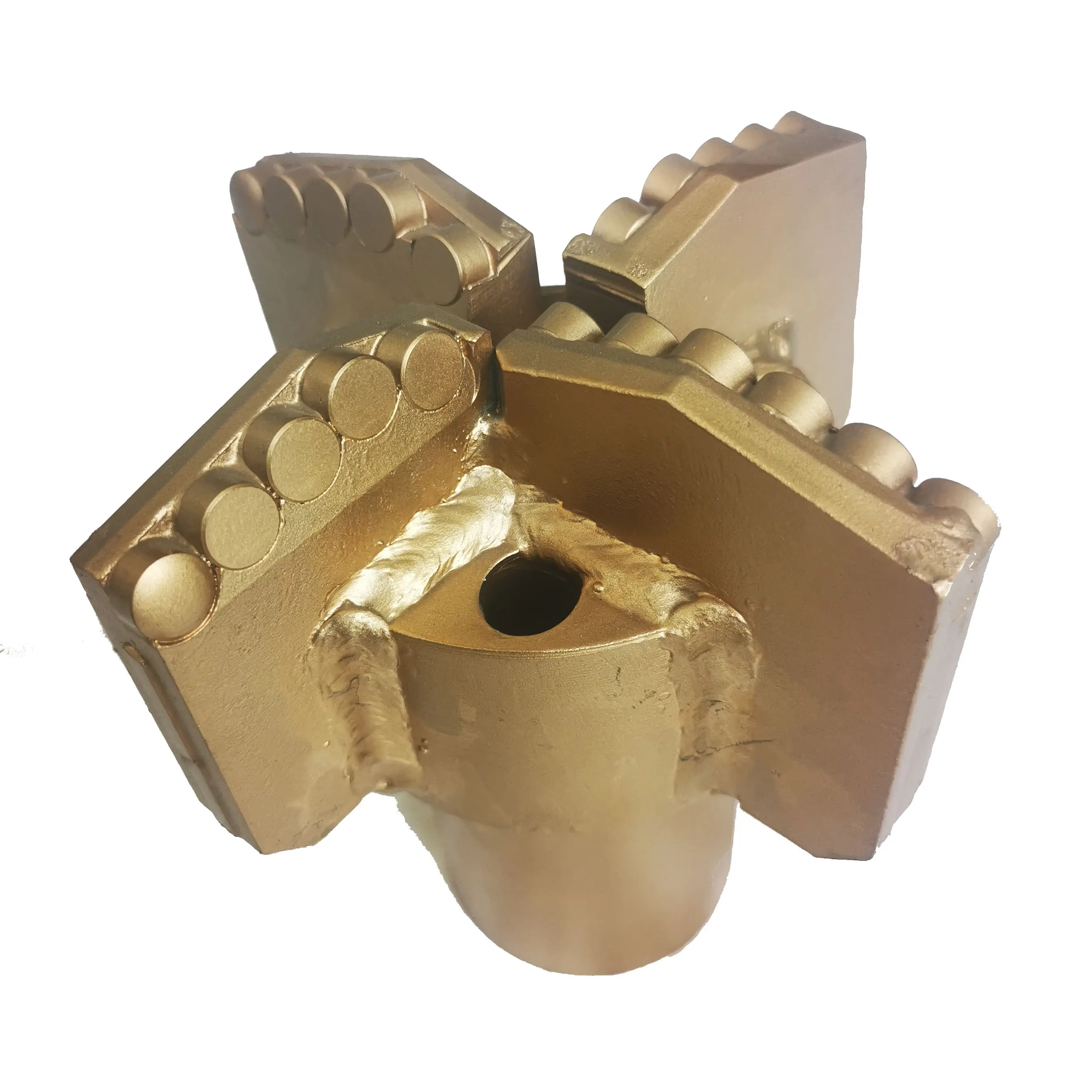 Factory price 140mm Four Wings PDC drill bit PDC blades bit Rapid pore-forming