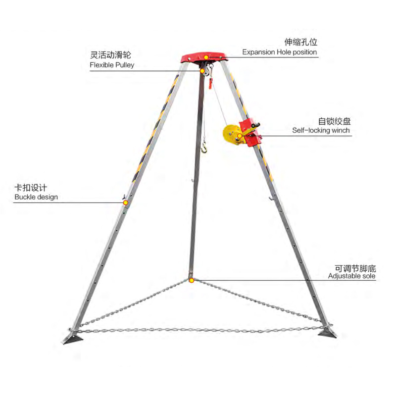 HGCCA鋁合金救援三腳架