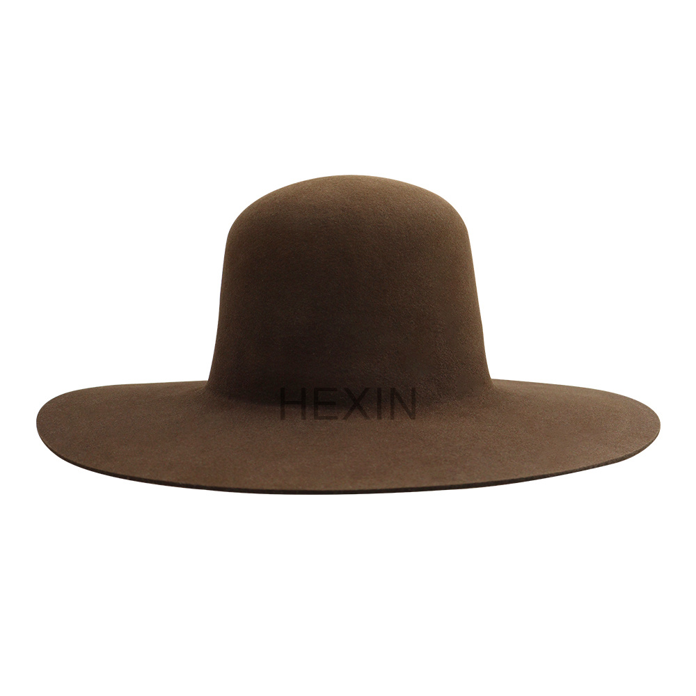 Brown Rabbit Fur Felt Hat Body