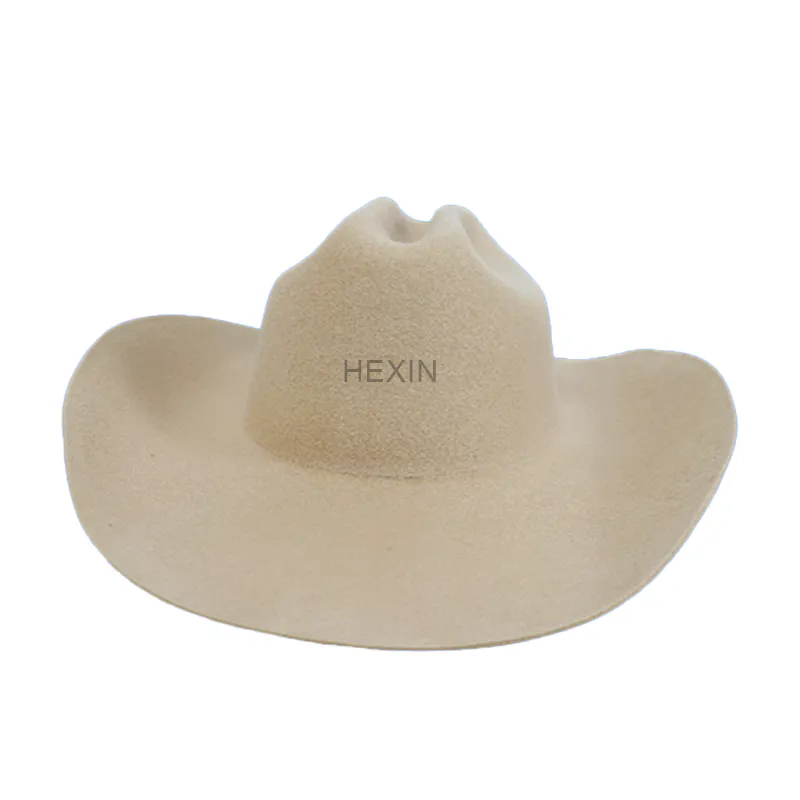 Beige Best Cowboy Hats for Men Wide Brim Style