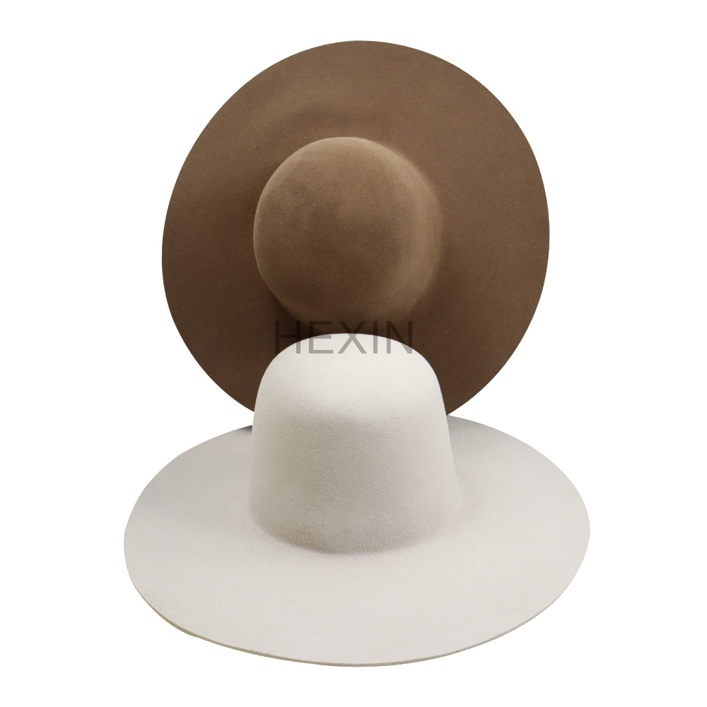 Low Price Wool Felt Hat Cone 100% rabbit fur Felt Hat Bodies Factory Supplier