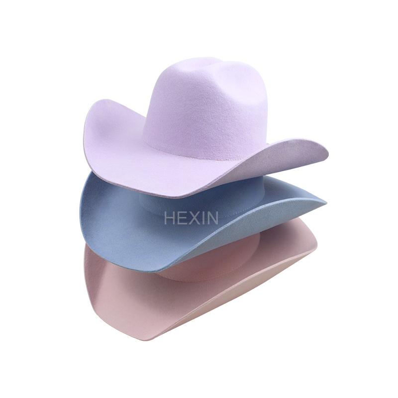 Men's Short Brim Cowboy Hat Shapes for Wool Workwear Essential