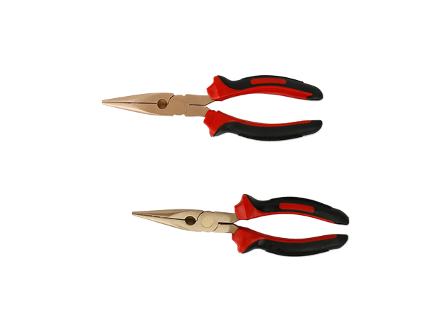 Explosion-proof curved pointed-nose pliers