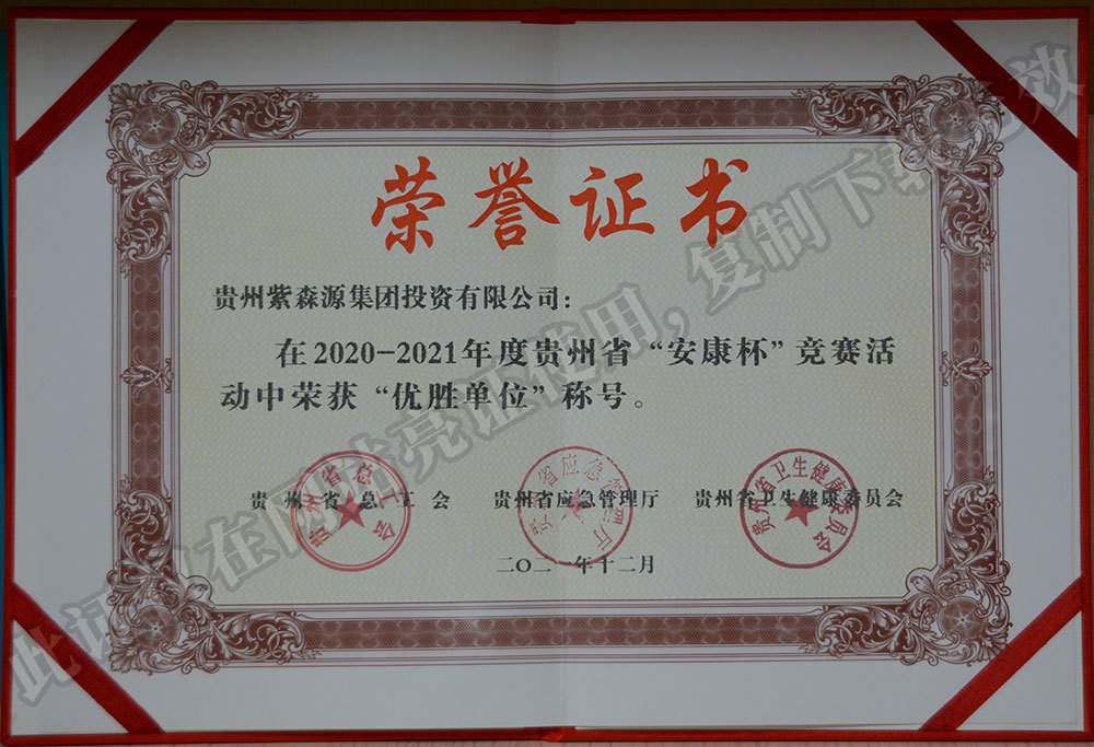 2020-2021 Provincial "Ankang Cup" Winning Unit 2020-2021 Provincial "Ankang Cup" Winning Unit